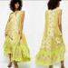 Free People Dresses | Free People Hanalei Bay Floral Maxi Dress Large. Mixed Patchwork Tiered | Color: White/Yellow | Size: L