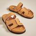 Anthropologie Shoes | Bibi Lou Cutout Slide Sandals Camel Casual Classic Summer Comfy Style Vacation | Color: Brown/Cream | Size: 40eu