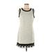 Romeo & Juliet Couture Casual Dress - Shift: Gray Marled Dresses - New - Women's Size Medium