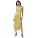 Free People Dresses | Free People | City Cool Slip-Dress Dress Nwt | Color: Green/Yellow | Size: Various