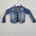 Levi's Jackets & Coats | Levis Unicorn Airbrushed Toddler Girl's Jean Jacket Size 3t | Color: Blue/Pink | Size: 3tg