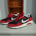 Nike Shoes | Nike Air Max Correlate Sneakers Tennis Shoes Red Black Women's Sz 8 | Color: Black/Red | Size: 8