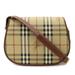 Burberry Bags | Burberry Nova Check Plaid Shoulder Bag Pvc Leather Beige Brown Red | Color: Cream | Size: Os