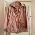 Michael Kors Jackets & Coats | Michael Kors Blush Pink Rain Coat With Silver Details | Color: Pink | Size: L