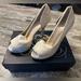 Disney Shoes | Disney Glass Slipper Collection Shoes Royal Ivory 7.5m Us. Excellent Condition | Color: Cream/White | Size: 7.5