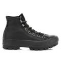 Converse Shoes | Converse Chuck Taylor All Star Lug-Sole Lined Leather High-Top Sneakers | Color: Black | Size: 7