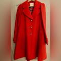 Kate Spade Jackets & Coats | Kate Spade Wool Coat | Color: Red | Size: 12