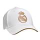 Real Madrid FC Rm3go19, Erwachsene Unisex Weiß/Gold, Einheitsgröße