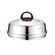 Pot Lids Pan Lid Stainless Steel Lid Pan Lid Cover with handle Frying Pan Cover Household Visible Pan Lid Glass Pot Lids Replacement Pot Lid Saute Pan Lids (Size : 30#)