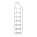 Shoe Cabinet 5/7 Tiers Tall Shoe Rack, Vertical Shoe Organizer, Space Saver Narrow Shoe Shelf Storage for Entryway, Bedroom, Cloakroom Shoe Rack For Front Door Entrance ( Color : White , Size : 7-Laye