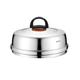 Pot Lids Pan Lid Stainless Steel Lid Pan Lid Cover with handle Frying Pan Cover Household Visible Pan Lid Glass Pot Lids Replacement Pot Lid Saute Pan Lids (Size : 26#)