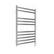 NWT Direct Thermostatic Electric Polished Stainless Steel Towel Rail Radiator Bathroom Heater (Pre-Filled) - 600mm (w) x 800mm - 300w Element