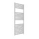 NWT Direct Fixed Temperature Electric Polished Stainless Steel Towel Rail Radiator Bathroom Heater (Pre-Filled) - 600mm (w) x 1400mm - 600w Element