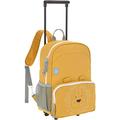 LÄSSIG About Friends Trolley Backpack 2 in 1 Children's Suitcase Backpack 25 x 16 x 39 cm, Yellow, 35 cm, Trolley Backpack