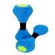 Dumbbells A pair of water sports dumbbells, water aerobic foam dumbbells, weight loss water fitness equipment for adults Dumbbell Set (Color : Blue-green, Size : 136g)