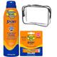 Spf 100 Sunscreen Bundle: Includes Banana Boat Spf 100 Spray Sunscreen, Spf 50 Lip Balm and Clear Carry Case, Banana Boat Sport Ultra Complete Set by Tarrapu