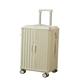 Travel Suitcase Suitcase Password Box Suitcase Men's and Women's Ins Trend Trolley Case Men's Universal Wheel Zipper Case Trolley Case (Color : White, Size : 20)