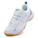 Mens Badminton Tennis Trainers Casual Athletic Sport Shoes- Ligthweight Comfortable Flat Volleyball Fitness Shoes,Blue,8 UK
