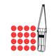 Amagogo Portable Pickleball & Tennis Ball Basket, Tennis Basket with Handle for Easy Pickup, Tennis Ball Basket, Red