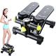 2In1 Stepper with Display, Body Sculpture Lateral Twist Stepper, Hydraulic Mini Weight Loss Slim Legs Plastic Fitness Equipment Home, Stepper with Adjustable Resistance Efficency
