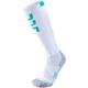 UYN S100035 SKI EVO RACE Socks Women's White/Teal 40