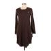 DKNY Casual Dress: Brown Dresses - New - Women's Size Medium