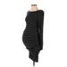 Tart Casual Dress: Black Stripes Dresses - Women's Size Small Maternity