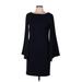 Frank Lyman Design Casual Dress - Sweater Dress: Black Dresses - Women's Size 6