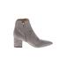 Marc Fisher LTD Ankle Boots: Gray Shoes - Women's Size 9 1/2