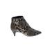 Circus by Sam Edelman Ankle Boots: Gray Animal Print Shoes - Women's Size 7