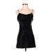 Alice + Olivia Cocktail Dress - Mini: Black Solid Dresses - Women's Size 0