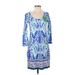 Lilly Pulitzer Casual Dress: Blue Dresses - New - Women's Size X-Small