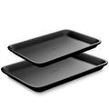 NutriChef Non-Stick Carbon Steel 2 Piece Baking Sheet Set Carbon Steel in Black/Gray | 1.26 H x 10.98 W x 15.75 D in | Wayfair NC2TRBL.5