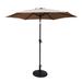 Chichoice 8.8 Feet Outdoor Aluminum Patio Umbrella with Round Resin Umbrella Base