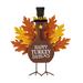 Glitzhome Thanksgiving Wooden Turkey Decor