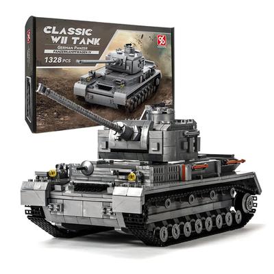 Panzer-Ⅳ Tank Army Building Block(1328 PCS),WW2 ...