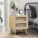 Nightstand Set of 2 End Tables Bedside Table with Hollowed-Out Drawers