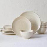 Stoneware Dinnerware Set Service,Reactive Glaze Plates and Bowls Sets