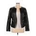 Black Rivet Faux Leather Jacket: Black Jackets & Outerwear - Women's Size X-Large