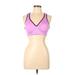 Tek Gear Sports Bra: Purple Activewear - Women's Size Large