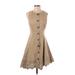 Derek Lam 10 Crosby Casual Dress: Tan Dresses - Women's Size 4