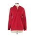 Lands' End Pullover Hoodie: Red Tops - Women's Size Medium