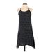 Gap Outlet Casual Dress - Shift: Black Chevron/Herringbone Dresses - Women's Size Small