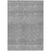 White 60 x 36 x 0.19 in Area Rug - Foundry Select Tisdell Striped Machine Woven Indoor/Outdoor Area Rug in Gray | 60 H x 36 W x 0.19 D in | Wayfair