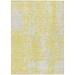 Yellow 168 x 120 x 0.19 in Area Rug - Orren Ellis Alegandro Area Rug w/ Non-Slip Backing Polyester | 168 H x 120 W x 0.19 D in | Wayfair