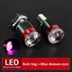 1pc csp devil eye h4 led moto h6 ba20d led motorrad scheinwerfer lampen weiß gelb hi lo strahl linse