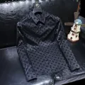 Camicia da uomo nuova di zecca alla moda giacca sottile autunno e inverno maniche lunghe alla moda