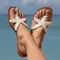 Sommer flache Flip-Flops 40-43 lässige Frauen Outdoor-Mode Hausschuhe Strand halter Mode Schuhe Frau