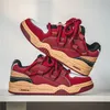 Neue Designer Herren rote lässige Turnschuhe Komfort Schnürung Herren Skateboard Schuhe 2024 Mode