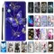 Blumenmuster Flip Case für Samsung Galaxy S24+ S23 FE S24 Ultra Plus S24Plus 5G Wallet Leder Phone Cases Stand Book Cover